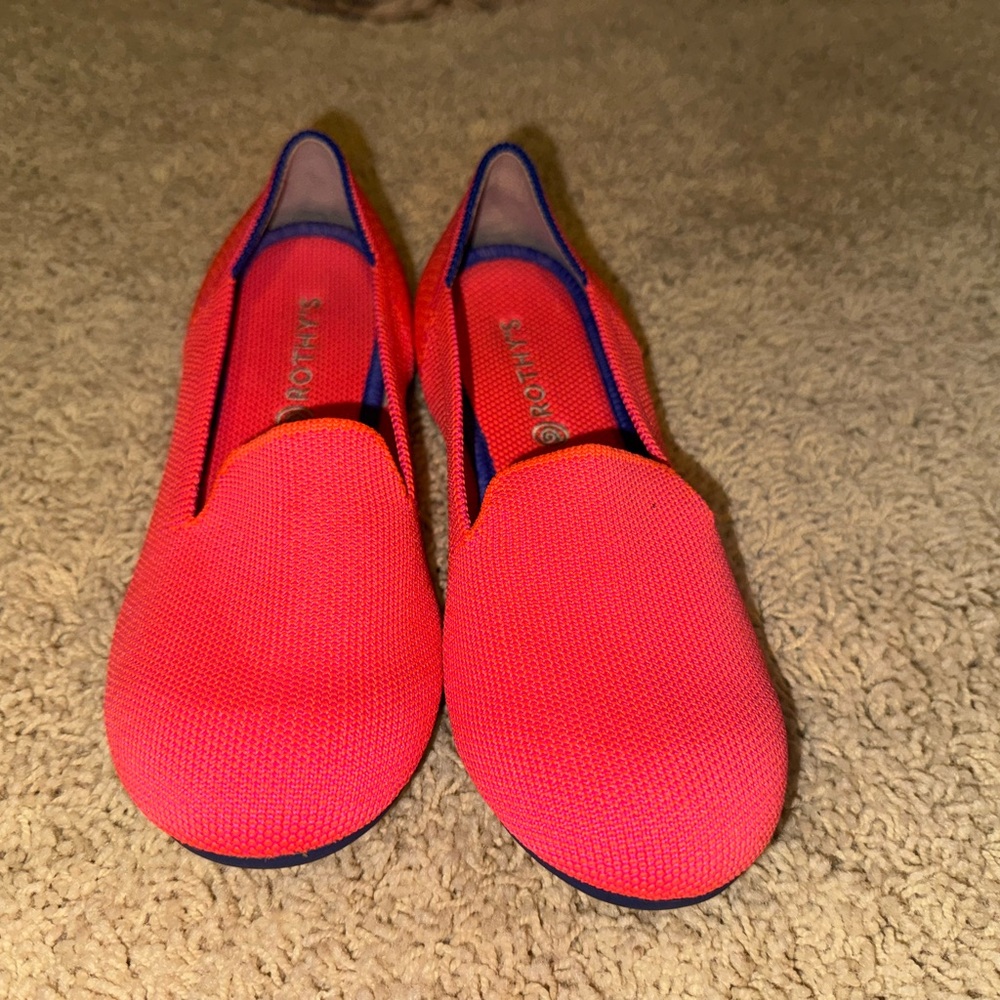 Rothy’s Neon Pink Flats